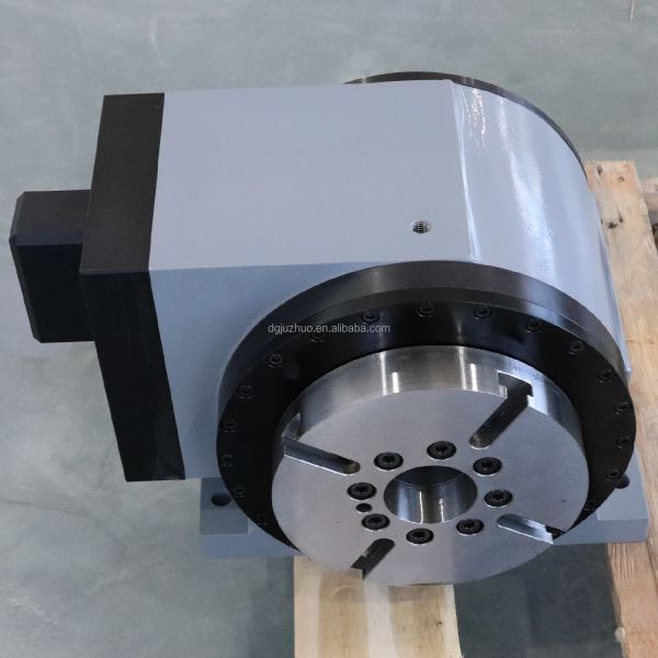 4 Axis CNC Rotary Table , Four Axis Linkage Direct Drive Rotary Table