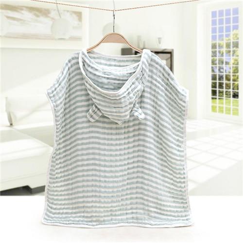 Ultra Soft Baby Bath Muslin Towel Cotton Antibacterial Solid Color