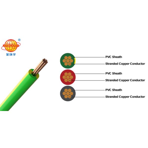 H07V-R Strands Bare Copper Conductor PVC Insulated Electrical Cable House Wire