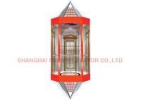 Observation Hairline Stainless Steel Panoramic Glass Elevator Lift