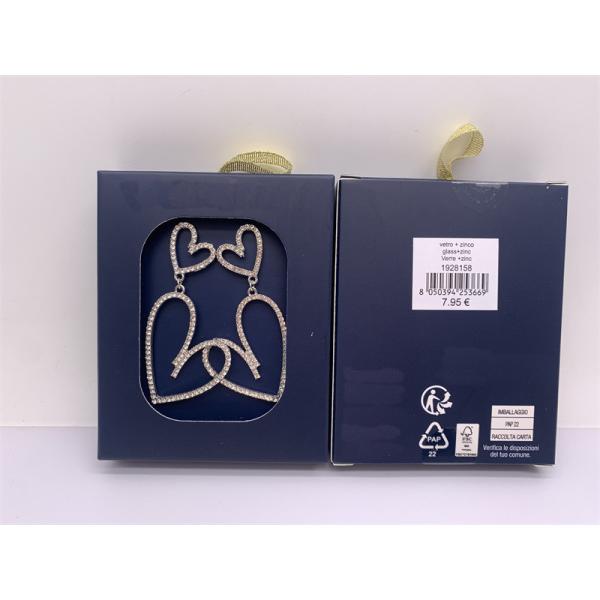 Прочные сердечные серьги из сплава, женские модные серьги ручной работы.