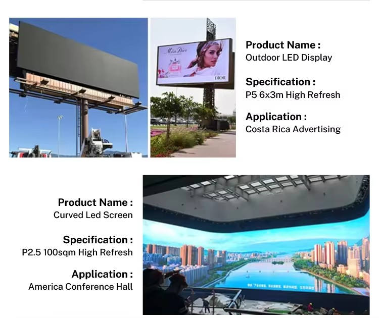 Сплавленный алюминиевый экран HD LED видеодисплей Внутренний P3 3840HZ Экран Большой размер