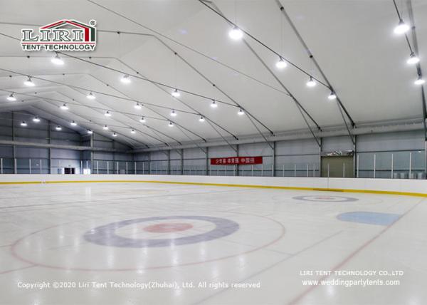 25m Aluminum Frame Tent Structure Hard Sandwich Walls For Icerink