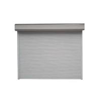 Blanc double panneau automatique à rouleaux dans l' entrepôt, acier galvanisé