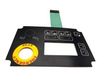 Printing à l'encre d'argent conducteur Commutateur de lumière rétroéclairée à LED pour appareil de télécommunication WIFI