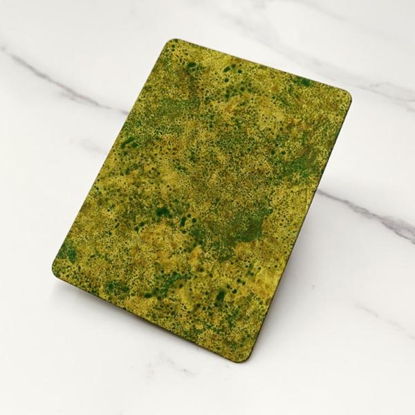 Конструкция на заказ Античная медь/бронза/бронза Ретро арт-дизайн Античный листок из нержавеющей стали