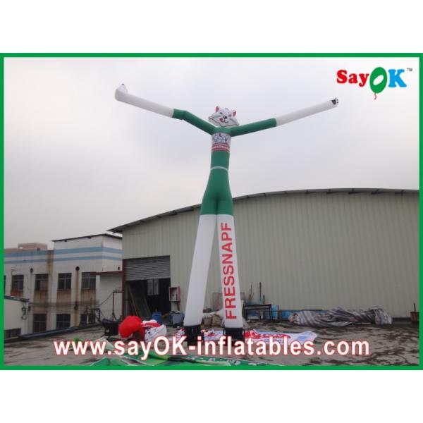 Blow Up Air Dancers Wind Resistant Inflatable Funny Cat Air Painting Dancer 6M Tall With CE Blower