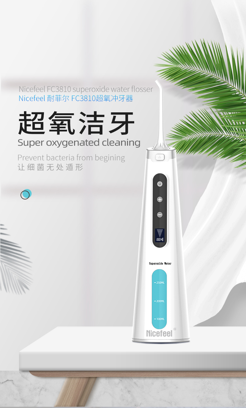 предохранение утечки Flosser зуба машины Flosser воды 250ml