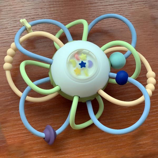Food Grade Silicone Children'S Dental Glue Grinding Stick Baby Puzzle Silicone Toy Grab Ball