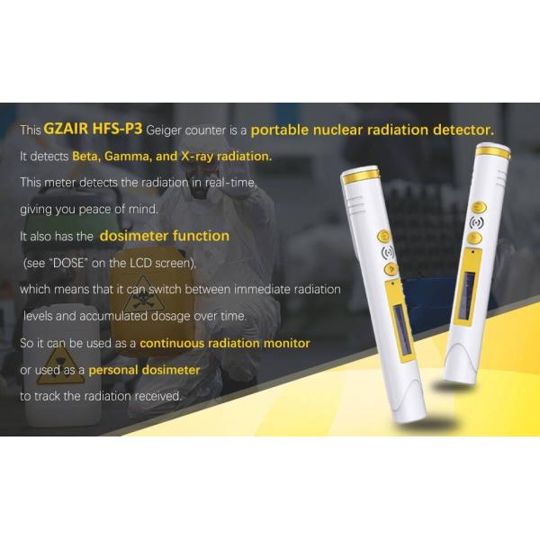 Personal Geiger Nuclear Radiation Detector Digital XY Ray Industrial Medical 50mSv