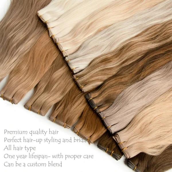 30 Days Return Policy Straight Russian Genius Weft Human Hair Remy Extensions