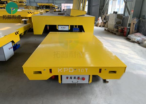 Crane Plant Steel Box Beam Transport Motorized Rail Transfer Cart