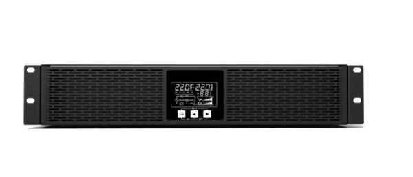 A onda de seno 3KVA da montagem em rack 3KW em linha levanta a fonte de alimentação