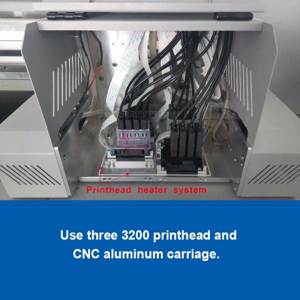 Customizable Hybrid UV Printer for Flat and Roll Leather Printing Three 3200 Print Heads
