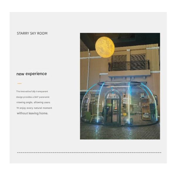 Leisure Facilities Outdoor Restaurant Transparent Bubble Room Star Hotel Homestay Tent Dome
