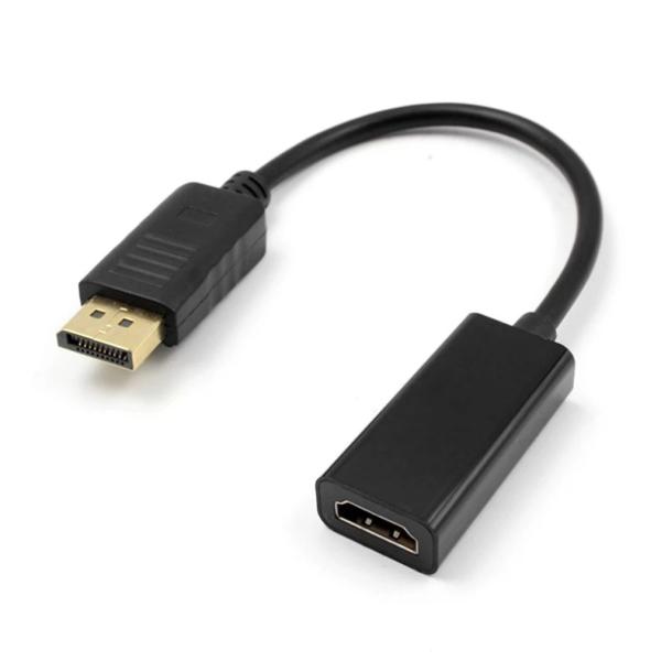 DP To 4K UHD HDMI Cables Adapter Male To Female 1080P 15cm