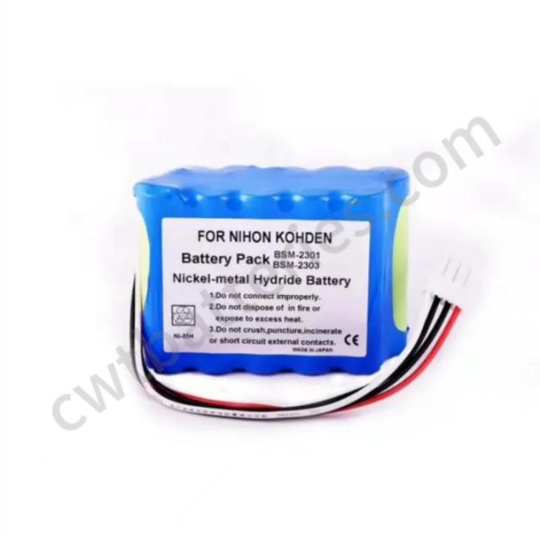 Batería 10HR-4/3FAUC-NK para Nihon Kohden BSM-2300 BSM-2301A BSM-2304A 12V 3800mAh Parte del equipo médico
