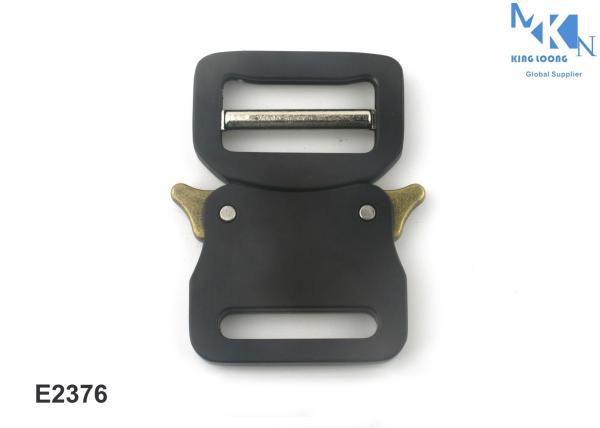 Strong Bearing Black Color 1.3 Inch  Metal Belt Buckle Anti Corrosion