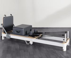 Customized Aluminum Alloy Pilates Folding Core Bed Shaped Yoga Flat Bed Women'S