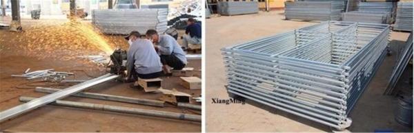 chain link temporary construction fence panels 6FT X 10F Mesh 2 3/8  x 2 3/8 ( 60mm x 60mm ) x 12 gauge wire