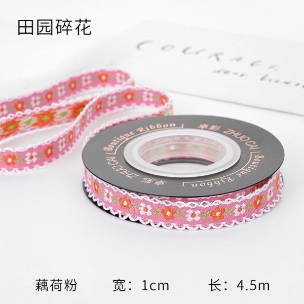 OEM ODM Цветочная Джакардная лента 10mm-25mm Цветочная Джакардная лента