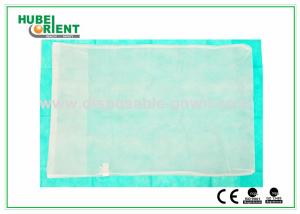 Customized Disposable Bed Sheets Nonwoven Fabric Pillow Cover , CE / ISO