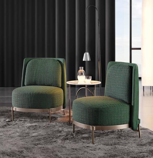 Mobília da casa de Visitor Negotiation Chair do modelo de Sofa Chair 3D do italiano