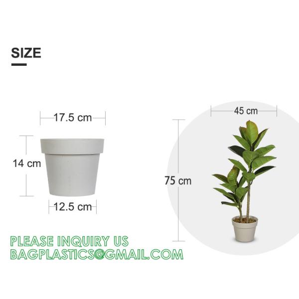 1.3m Potted Oak Tree Bonsai Faux House Plants For Home Decor Artificial Rubber Ficus Greenery Home Sets