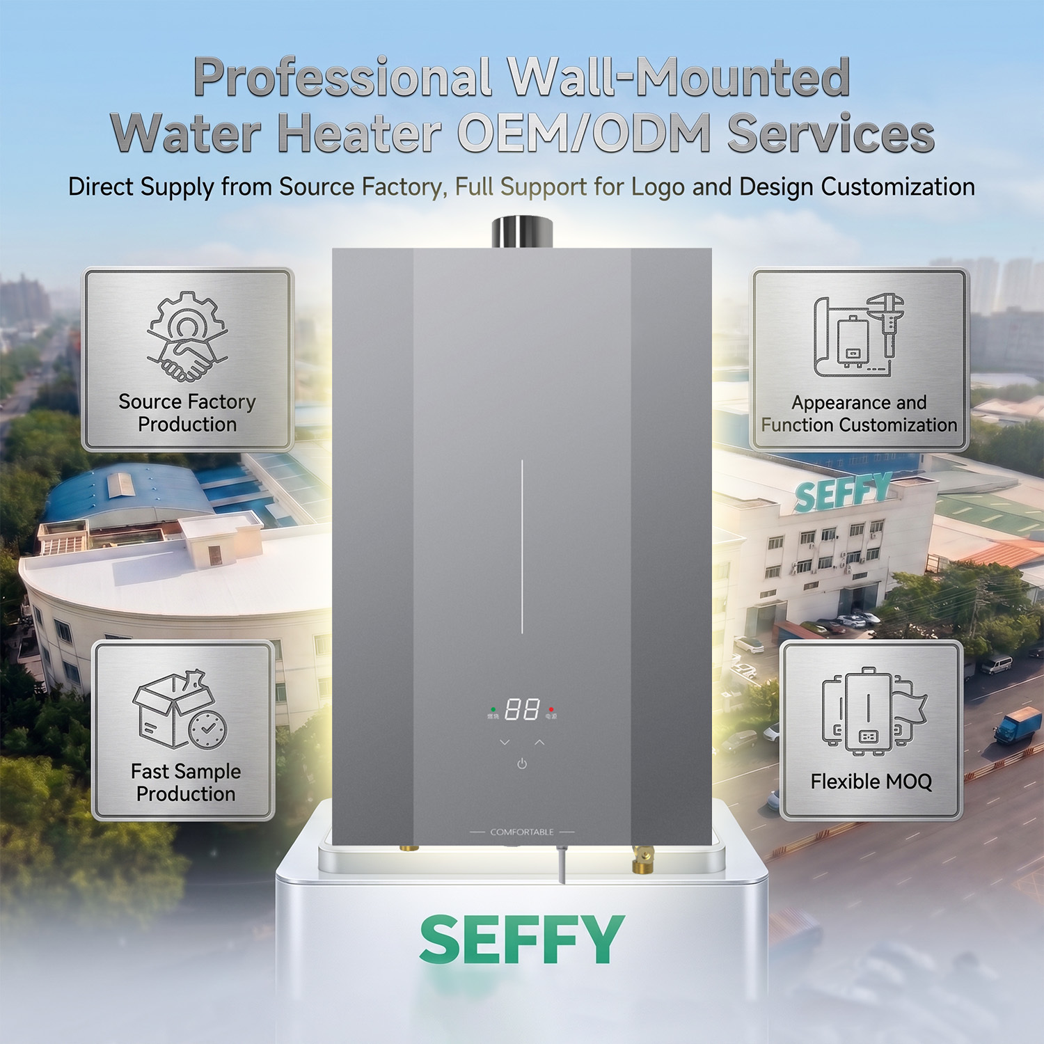 Wholesale Gas Geyser LPG Water Heater for South America and Emerging Markets