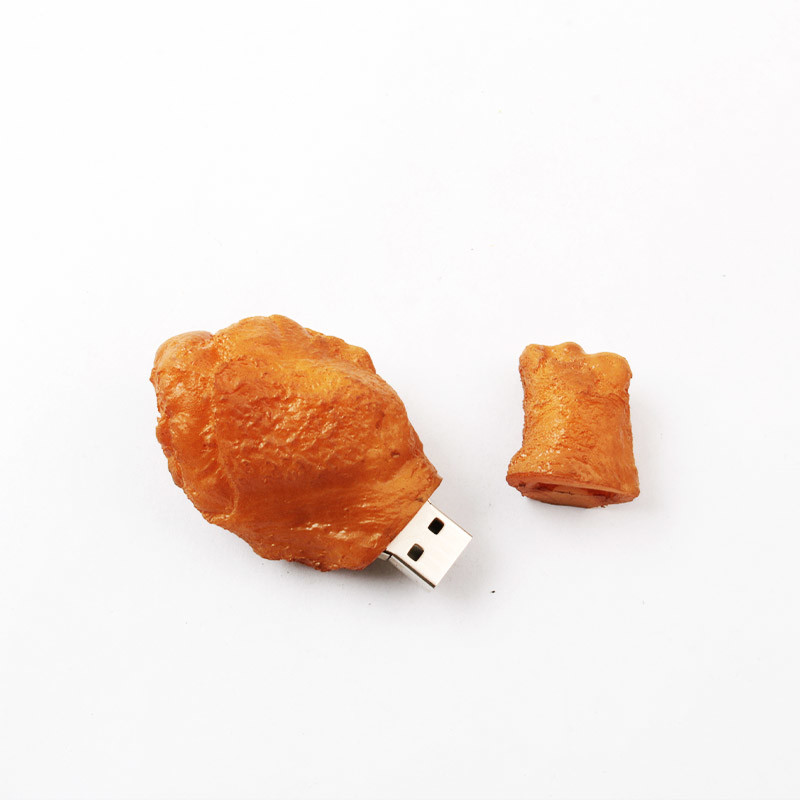 Искусственная еда в форме куриной ноги USB флэш-накопитель USB 2.0 и 3.0