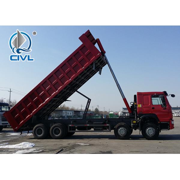 Front lifting 371HP Heavy Duty Dump Truck 8X4 LHD 50tons 20-30CBM ZZ3317N3567W