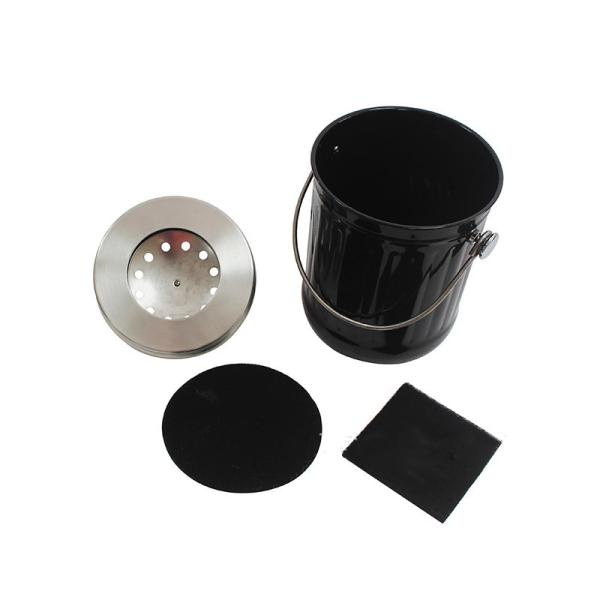 Kitchen Compost Bin Stainless Steel Odorless Countertop Compost Pail