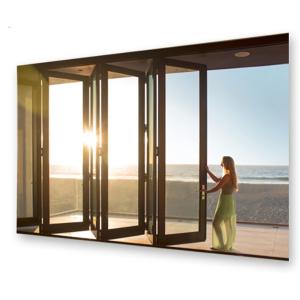 Aluminum Alloy Modern Style Waterproof Bifold Doors For Balcony Glass Windows