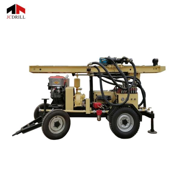 110m Borehole Rock Drilling Rig Equipment For Water Well