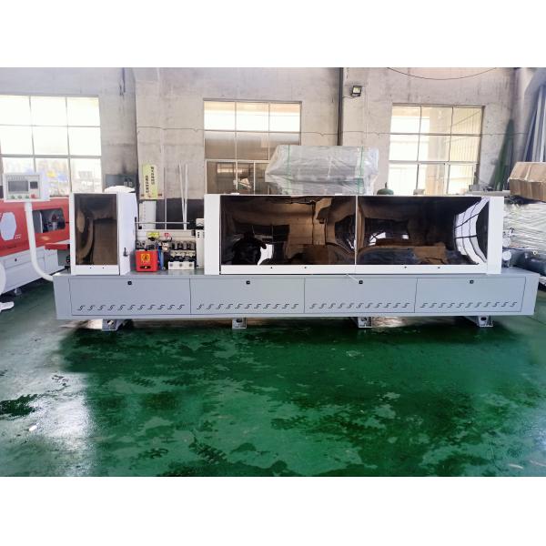KC308 MDF wood door edge banding machine with pre-milling R round trim functions