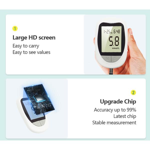 метр глюкозы Portatil мониторов глюкозы 8s цифров домашний стерильный