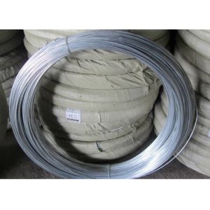 Q195 Galvanised Iron Wire , Silver Mesh Weaving Galvanized Binding Wire
