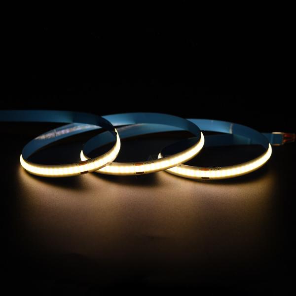 320 LEDs COB LED Strip Lights 3000K 4000K 6500K Com Banda Flexível Reel To Reel CE e RoHS Certificado 24V ou 12V