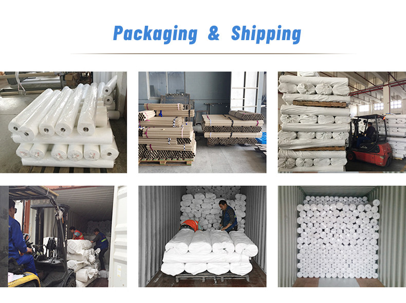 Простая ткань Nonwoven полипропилена ткани PP Spunbond стиля Nonwoven