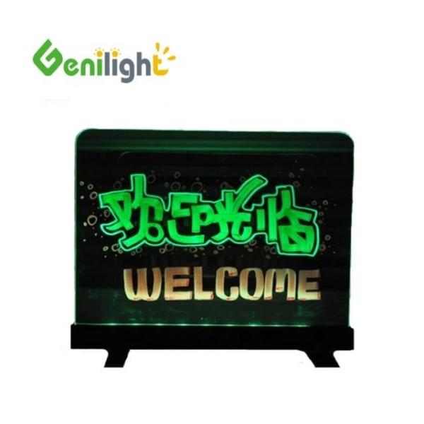 Powerful Hanging Chalk Board with 46 Flash Modes and Tempered Glass CE Certification