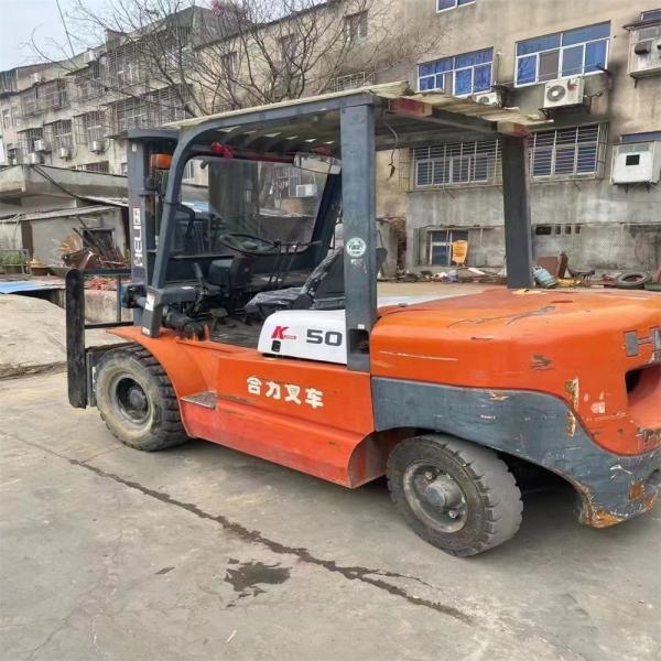 K50 5 Ton Diesel Forklift Heli Used Forklift Truck with 0-2000 Working Hours