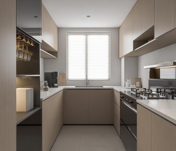 Armoires de cuisine durables prêtes à être contreplaquées pour un petit organisateur de rangement