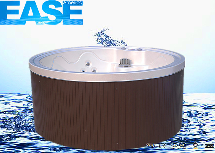Portable acrylic shell whirlpool massage outdoor 6 seat hot tub spa with option air jet