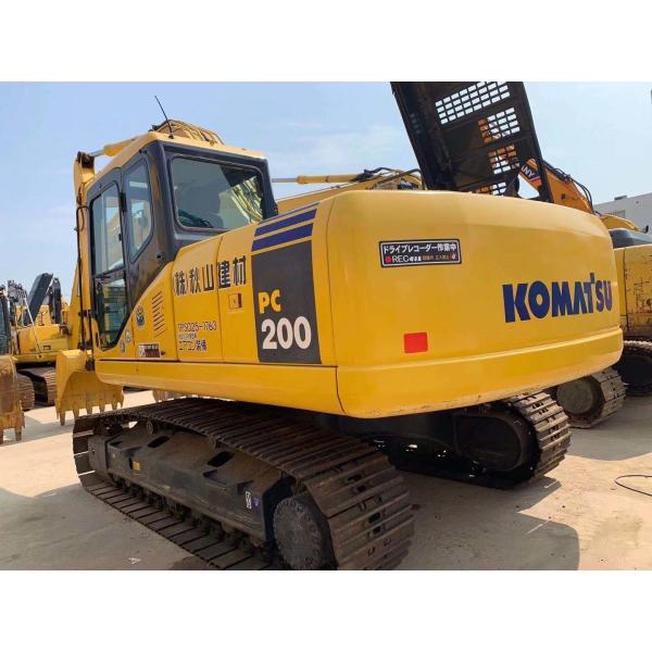 Fácil de operar Excavadora usada Komatsu PC200-7 Excavadora original japonesa de 20 toneladas