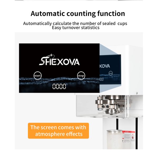 PLC Fully Automatic Electric Can Sealing Machine For Soft Drink Beverage Can