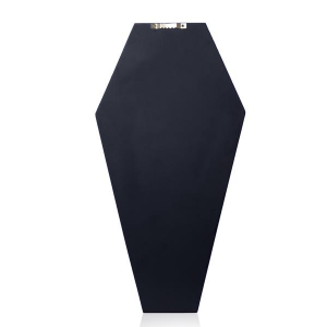 Unfinished Wood Coffin Box for Customized Plain Black Gift and Cosmetics Packaging