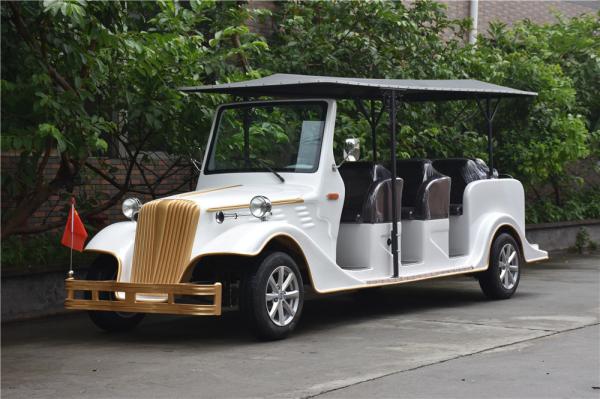 Ônibus de excursão elétrico do vintage do hotel, certificado do UL do CE do carro elétrico de Seater do recurso 8