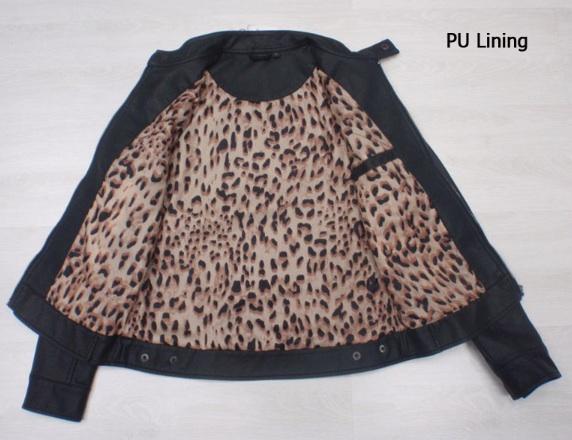 JQ004 Ladies fashion pu jackets fresh orders(coats,blouzes,tops)