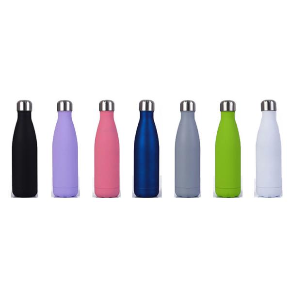 Insulated Stainless Steel Water Bottle , Cola Shape Vacuum Sport Bottle