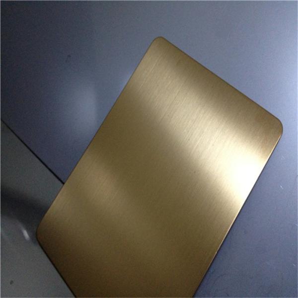 China stainless steel sheet sus304 gold color mirror finish decoration steel sheet 4x8 size